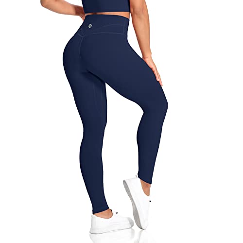 Desol Damen Yogahose mit 3 Taschen,Hohe Taille Sport Leggings Lange Yoga Pants Blickdicht Yogatights Fitnesshose von Desol