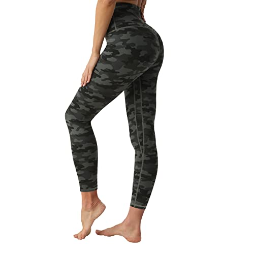 Desol Sport Leggings Damen, Lange Blickdicht Sporthose Hohe Taille Yoga Leggings Laufen Gym Bauchkontrolle Tights von Desol