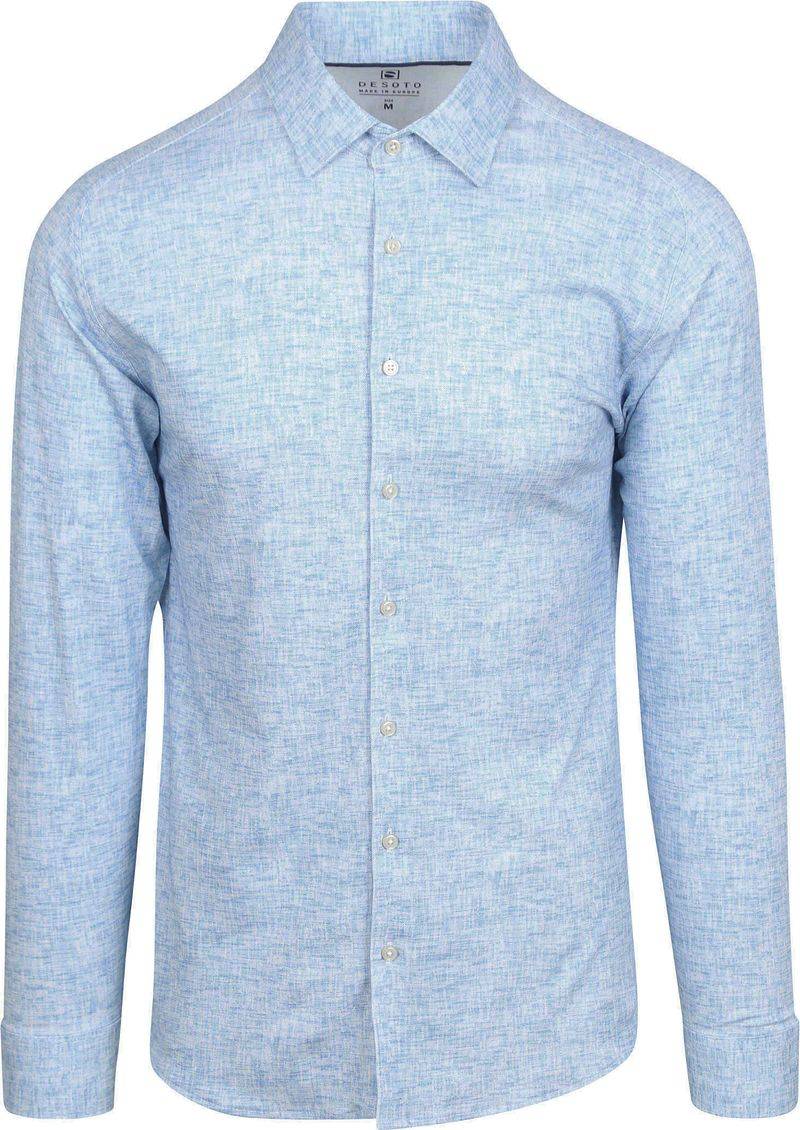 DESOTO Hemd Kent Monochrome Blau - Größe 3XL von Desoto