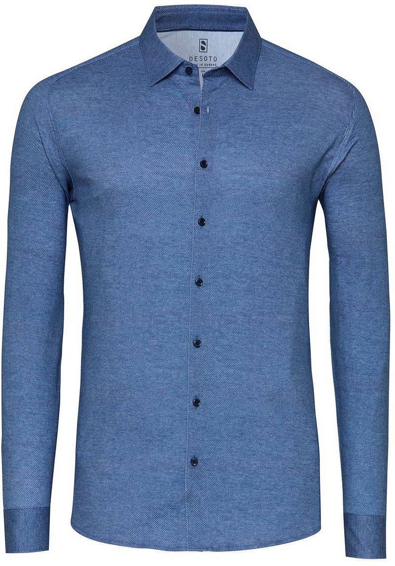 DESOTO Hemd Twill Optics Blau - Größe M von Desoto