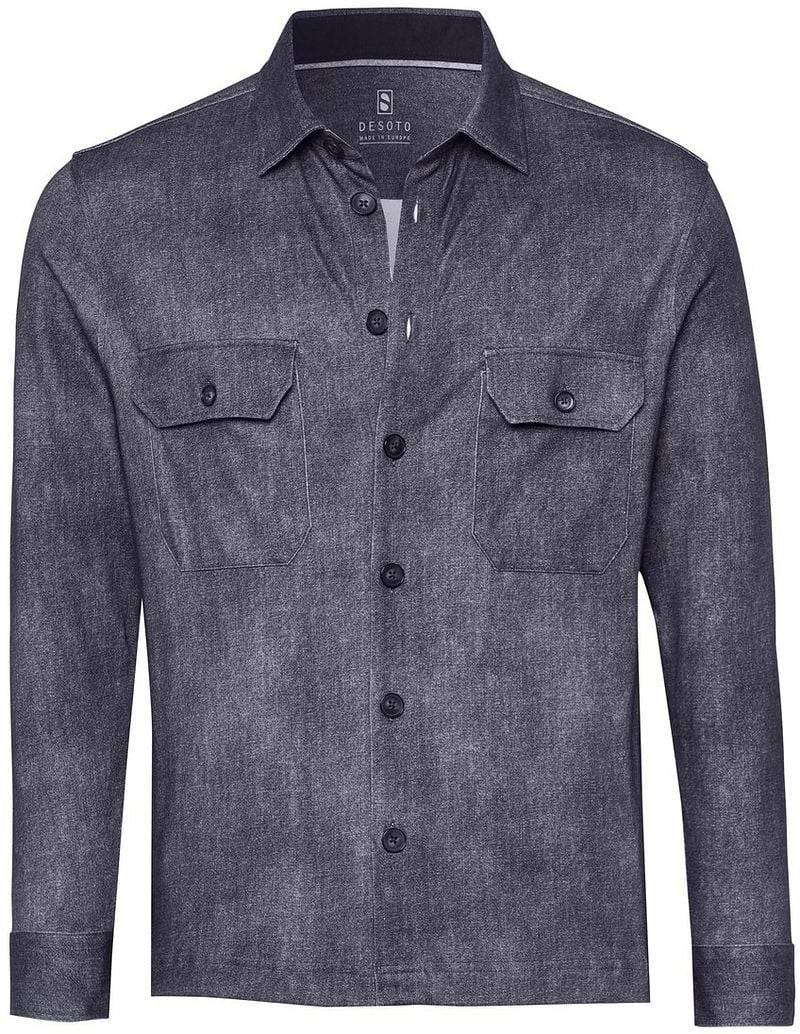 DESOTO Hemdjacke Denim Spark Navy - Größe XXL von Desoto
