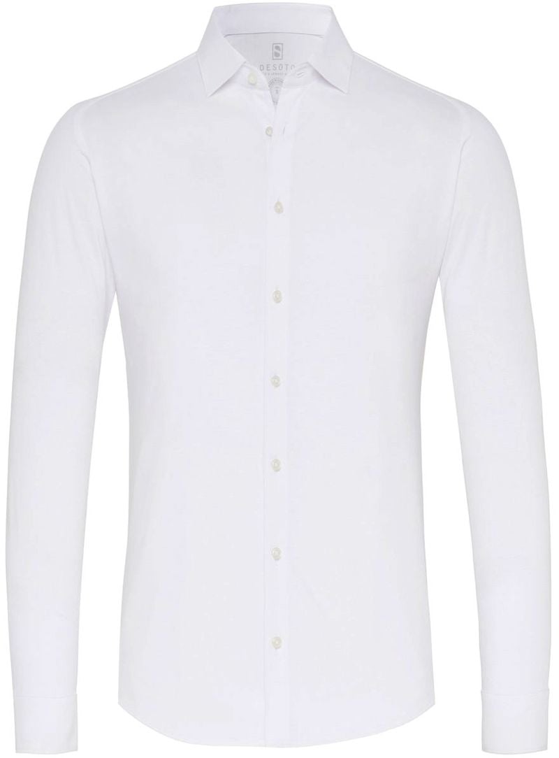 Desoto Hemd Bügelfrei Jersey Weiß - Größe M von Desoto