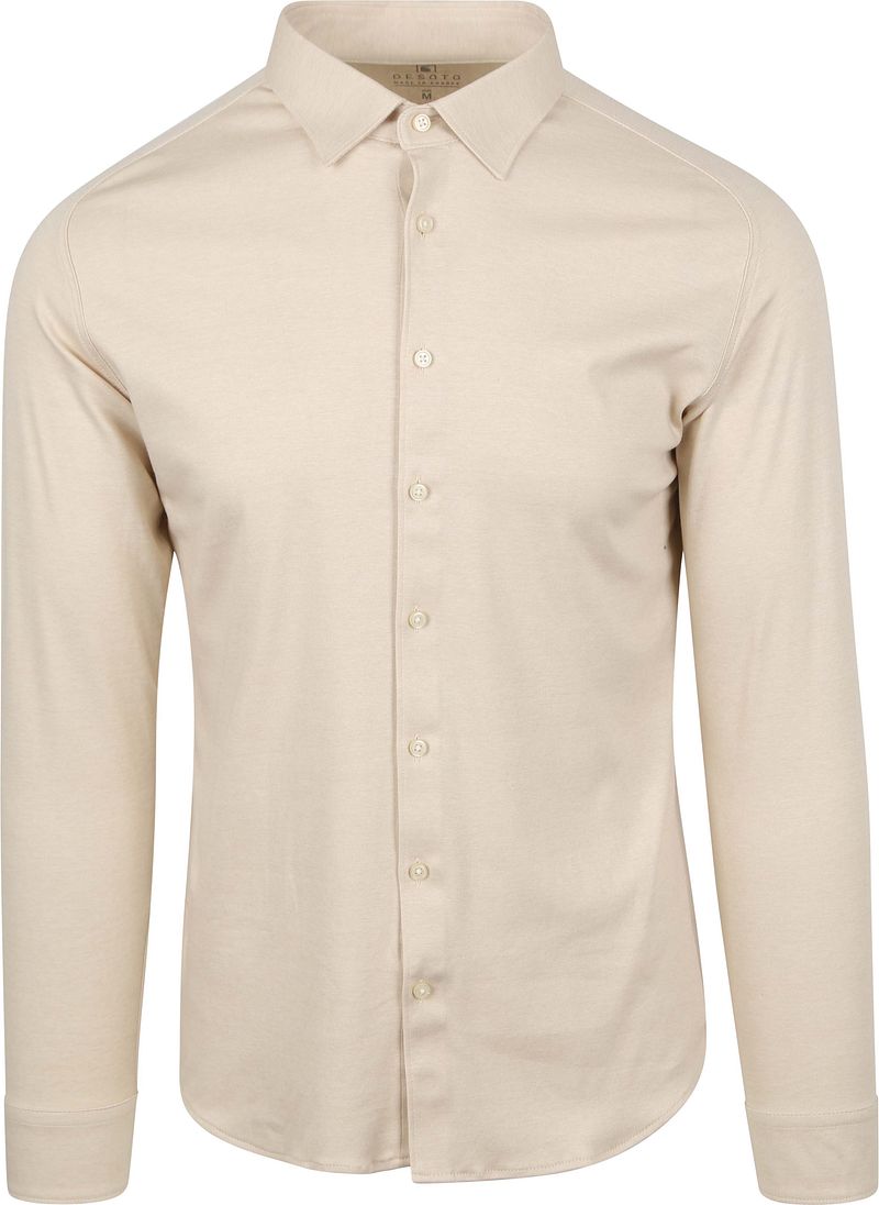 Desoto Hemd Bügelfrei Modern Kent Beige   - Größe XXL von Desoto