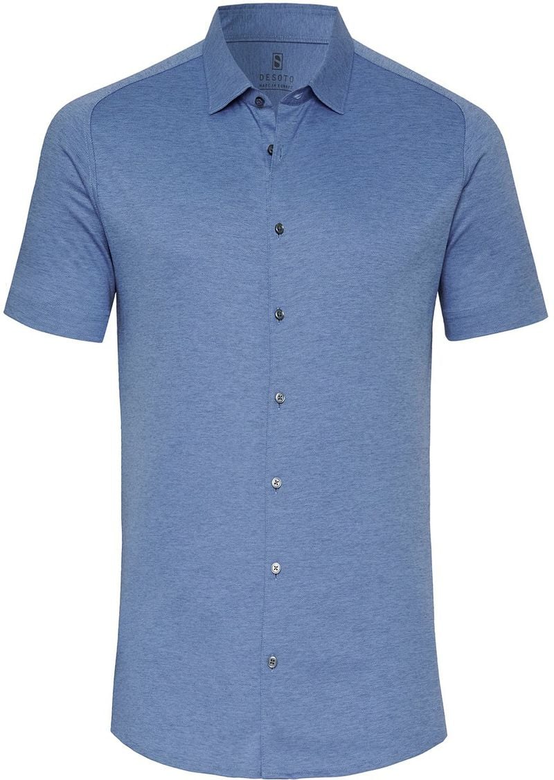 Desoto Short Sleeve Jersey Hemd Blau  - Größe M von Desoto