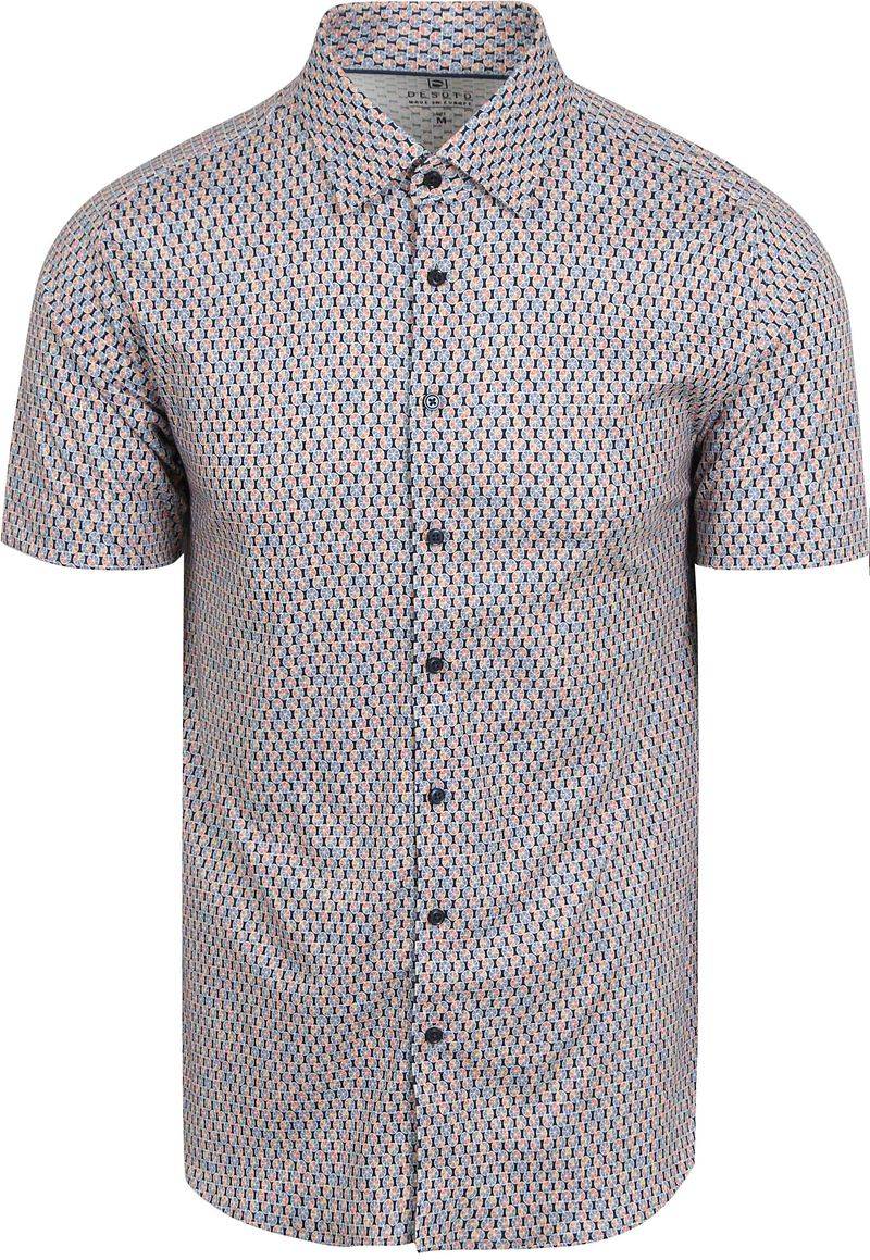 Desoto Short Sleeve Jersey Hemd Grapefruit Multicolor - Größe XXL von Desoto