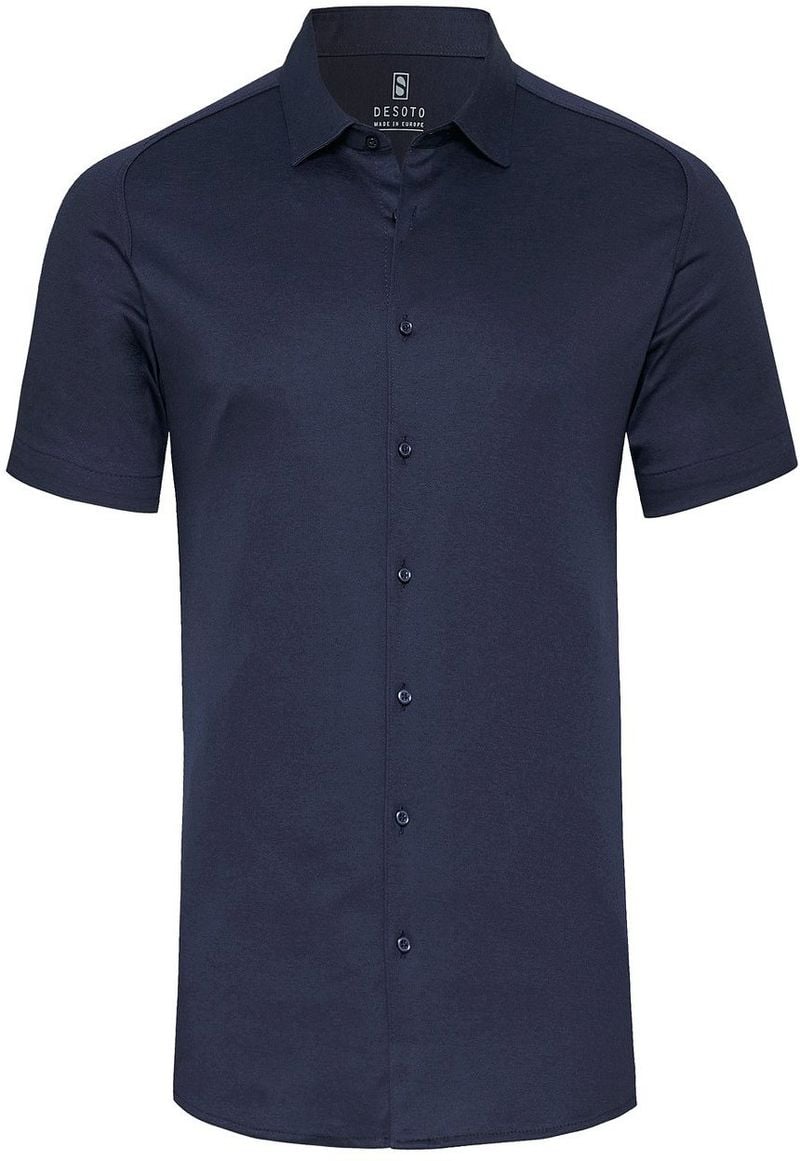 Desoto Short Sleeve Jersey Hemd Navy  - Größe L von Desoto