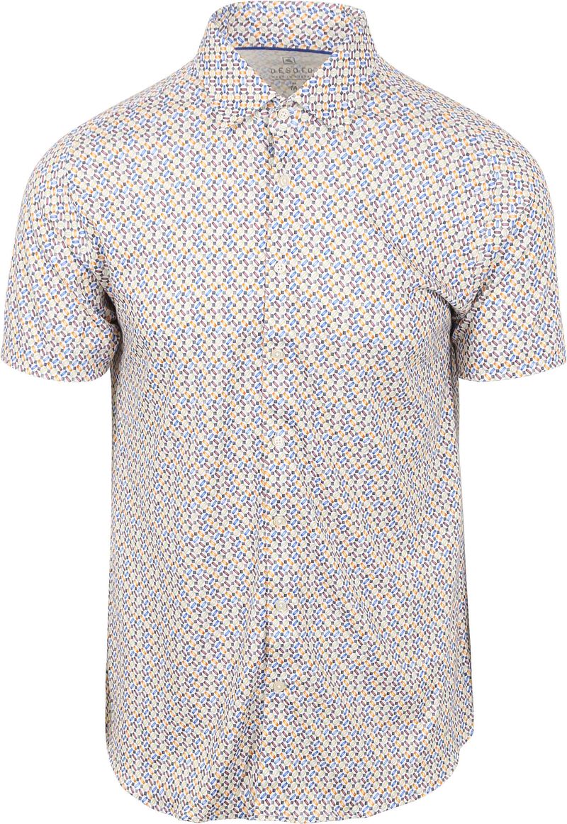 Desoto Short Sleeve Jersey Hemd Print Multicolor  - Größe XL von Desoto