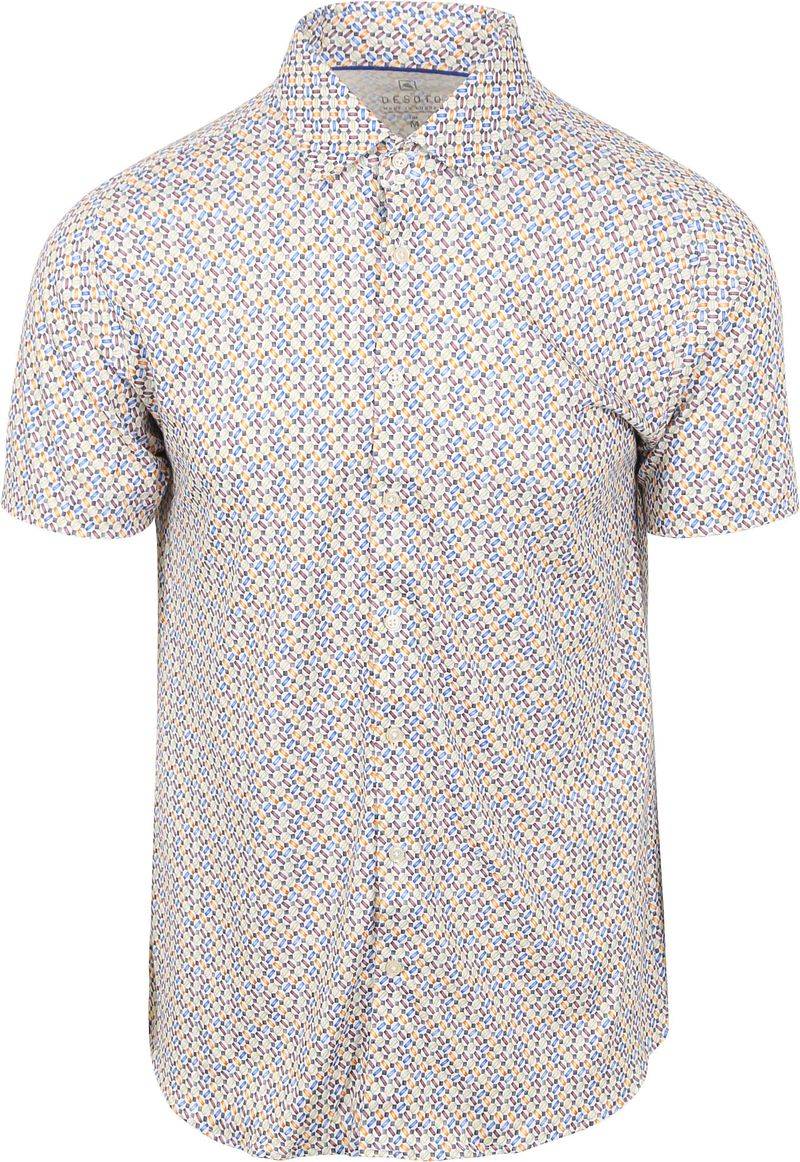 Desoto Short Sleeve Jersey Hemd Print Multicolor  - Größe XXL von Desoto