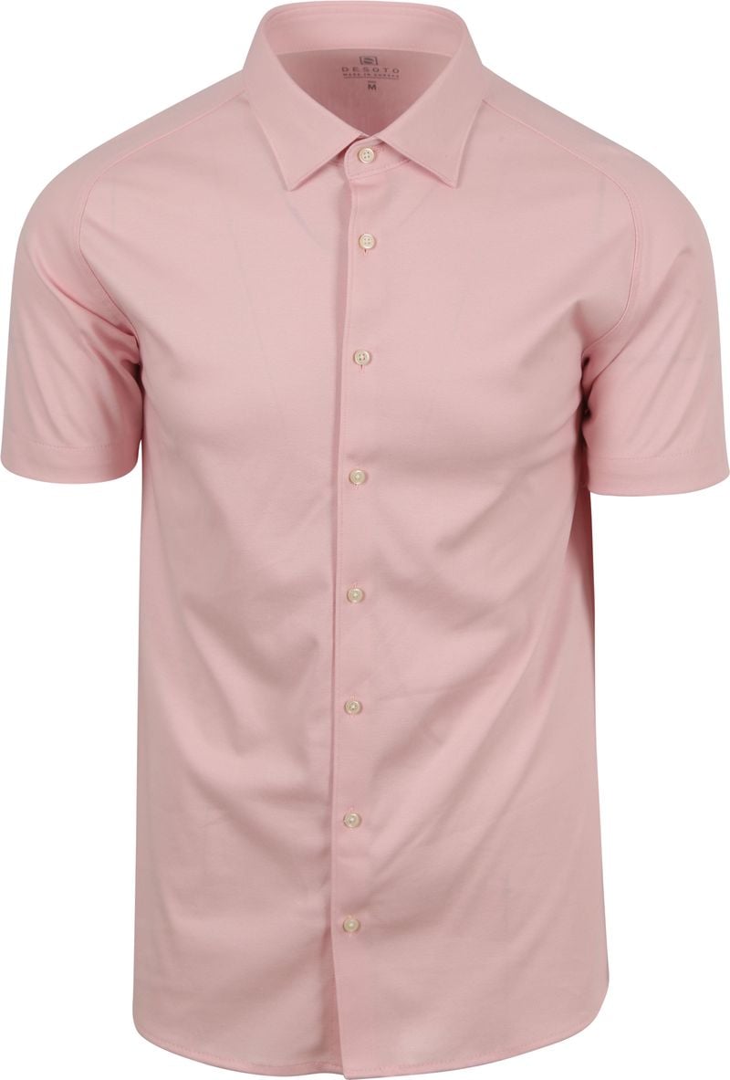 Desoto Short Sleeve Jersey Hemd Rosa - Größe XXL von Desoto