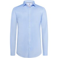 Desoto Unifarbenes Jersey-Hemd aus Baumwolle mit Kentkragen in M von Desoto