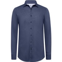 Desoto Unifarbenes Jersey-Hemd aus Baumwolle mit Kentkragen in XL von Desoto