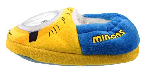 Despicable Me Minions Shakey Eye Hausschuhe, Blau - Blau/Gelb - Größe: 25 EU von Despicable Me