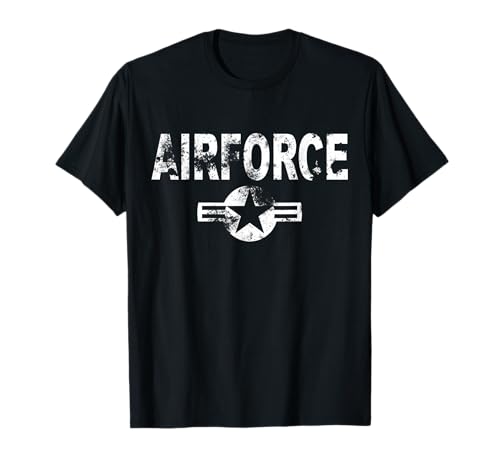 Airforce US Army Aviation U.S.A. Air Force Logo Herren Damen T-Shirt von Amerikanische Armee Co.