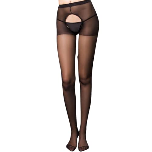 Desso Ouvert Strumpfhose Amarelli One size Sex-Strumpfhose im Schritt offen (Dessous) (Schwarz) von Desso