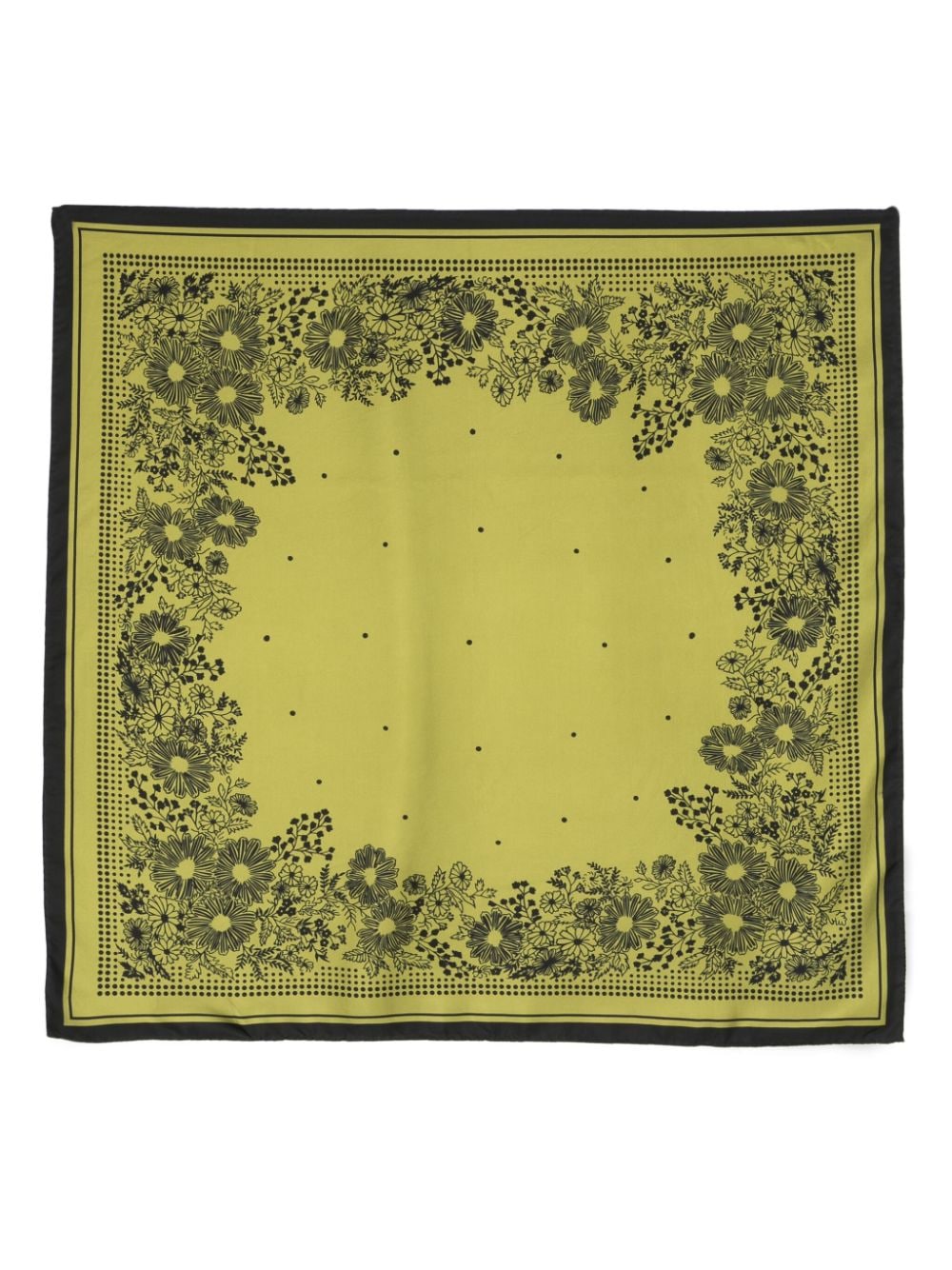 Destin Jacquard-Schal mit Blumenmuster - Grün von Destin