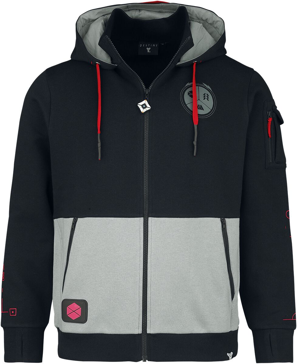 Destiny - Gaming Kapuzenjacke - Titan - S - für Männer - Größe S - schwarz/grau  - EMP exklusives Merchandise! von Destiny