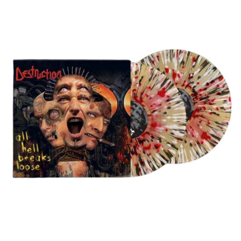 Destruction All hell breaks loose LP multicolor von Destruction