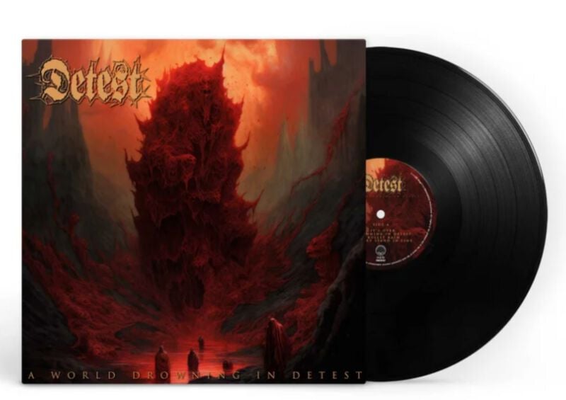 Detest A world drowning in detest LP multicolor Detest A world drowning in detest LP multicolor von Detest