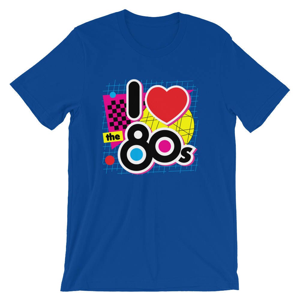 80Er Jahre Love I Heart The Eighties Retro Grafik Super Vintage Pop Kultur Kurzarm Unisex T-Shirt 80Er Jahre Love I Heart The Eighties Retro Grafik Super Vintage Pop Kultur Kurzarm Unisex T-Shirt von DetourShirts