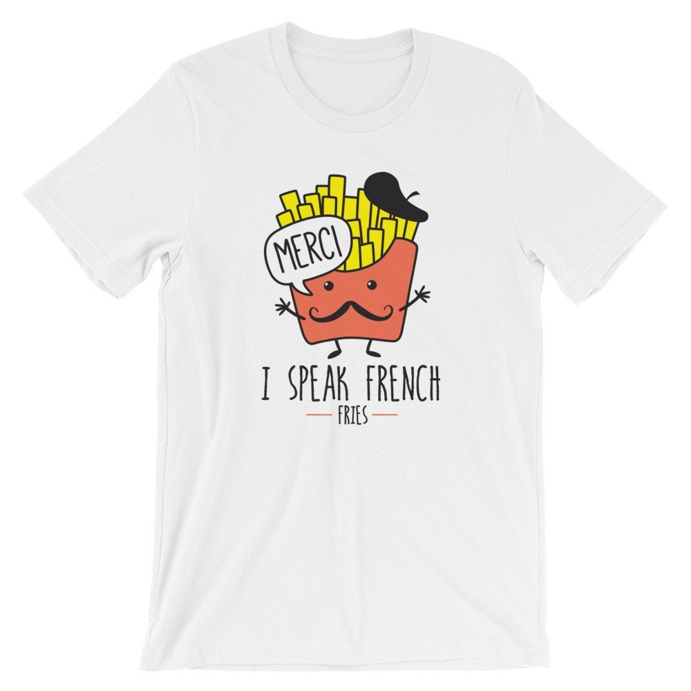 Ich Spreche Pommes Kurzarm Unisex T-Shirt Ich Spreche Pommes Kurzarm Unisex T-Shirt von DetourShirts