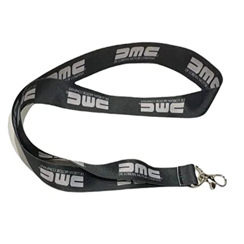 DeLorean Motor Company Umhängeband mit DMC-Logo, lizenziert von Detroit Shirt Company