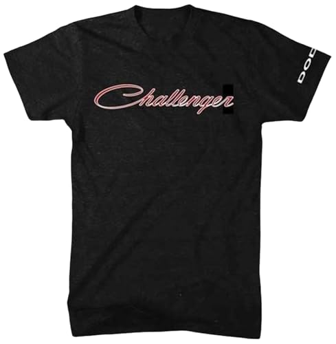 Detroit Shirt Company Dodge Challenger T-Shirt, 100 % Baumwolle - Grau - 4X-Groß von Detroit Shirt Company