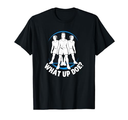 Mädchen Basketball What Up Doe | Vintage Detroit Michigan T-Shirt von Detroit Soul: Area Code 313 Style