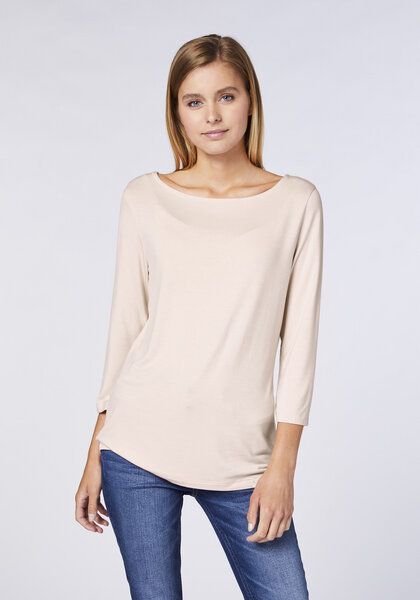 Detto Fatto Langarmshirt mit Boot-Ausschnitt und 3/4-Ärmeln von Detto Fatto