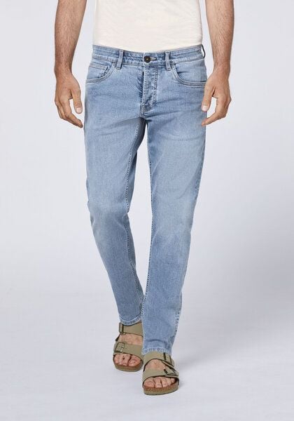 Detto Fatto Verwaschene Tapered-Fit Jeans mit Stretch von Detto Fatto