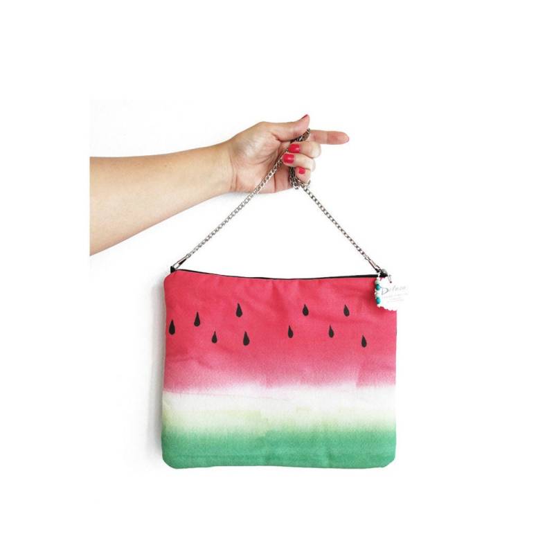 Tasche Mit Abnehmbarer Kette. Wassermelonen-Design. Wassermelonen-Tasche. Strandtasche von Detusa
