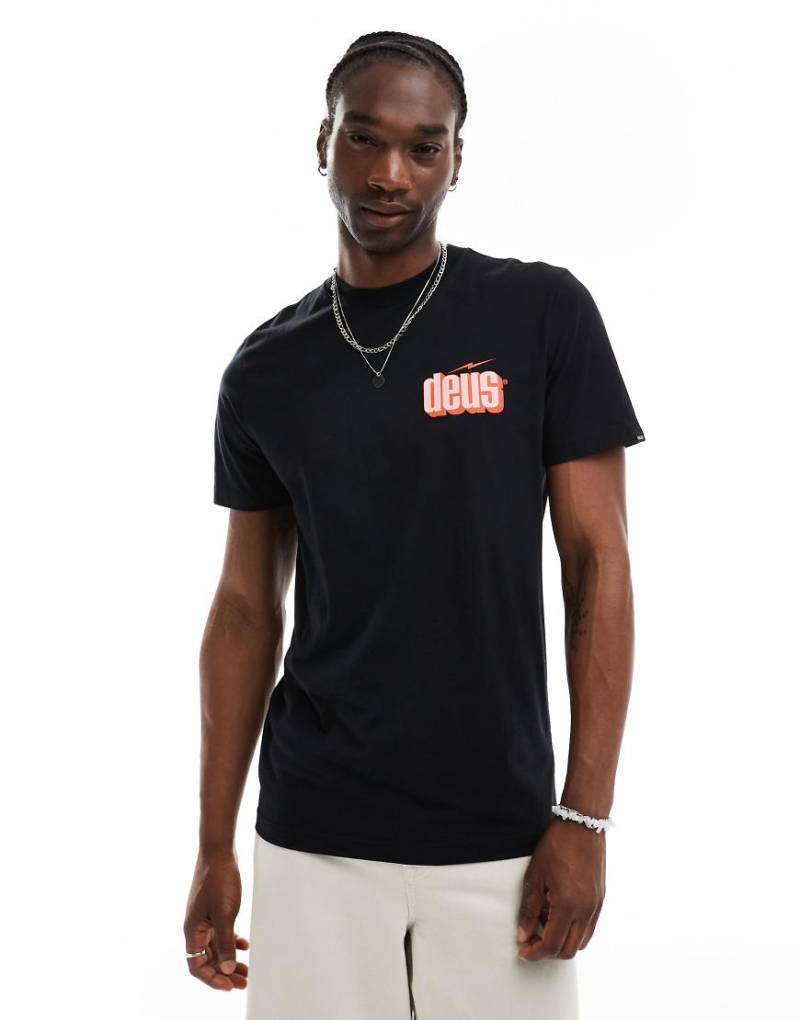 Deus Ex Machina - Bolter - T-Shirt in Schwarz mit Grafik von Deus Ex Machina