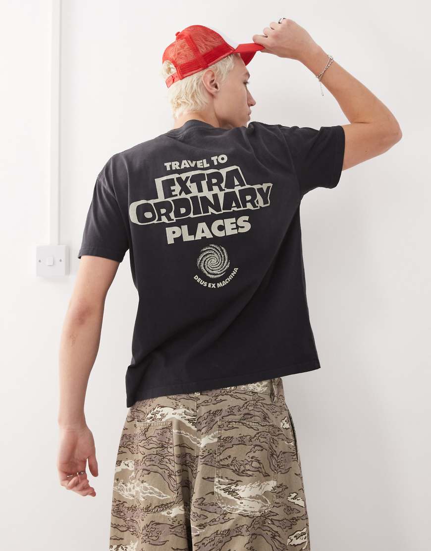 Deus Ex Machina - Celestial Rod - T-Shirt in Grau mit Grafikprint Deus Ex Machina - Celestial Rod - T-Shirt in Grau mit Grafikprint von Deus Ex Machina
