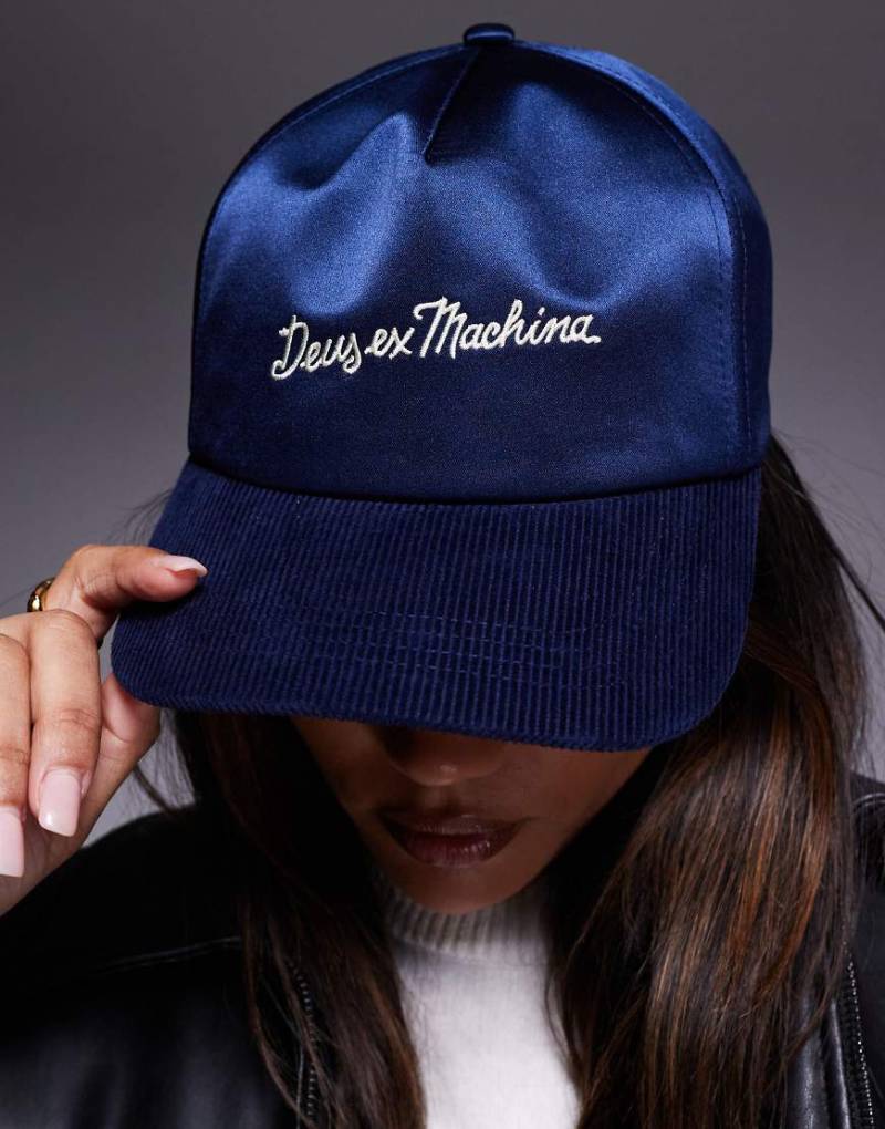 Deus Ex Machina - Customs - Trucker-Kappe in Marineblau von Deus Ex Machina