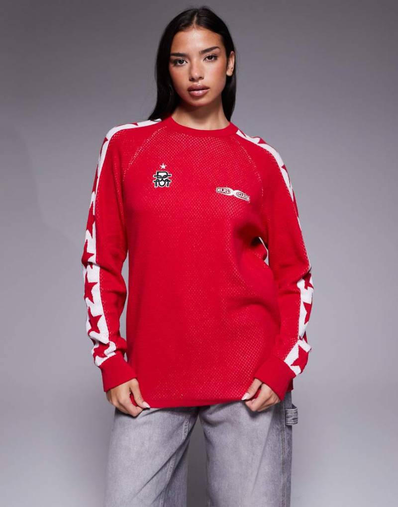 Deus Ex Machina - Icon - Strickpullover in Rot von Deus Ex Machina