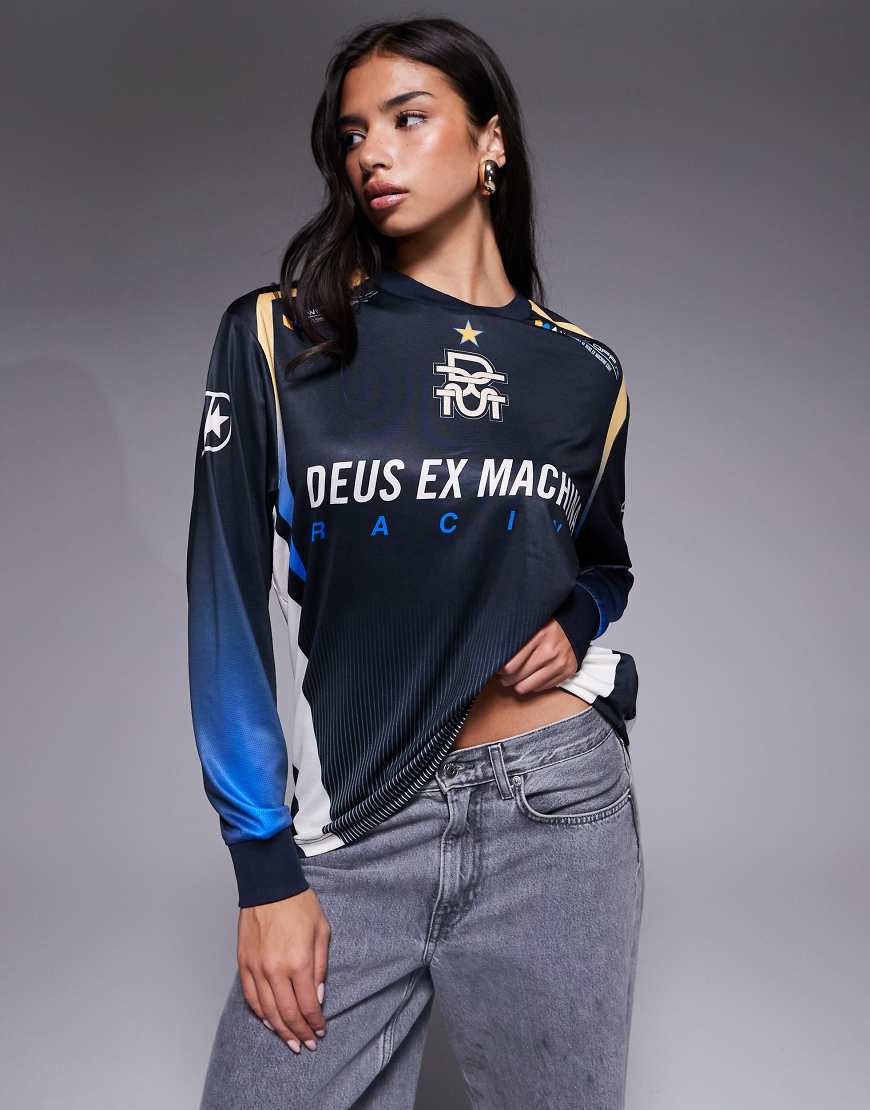 Deus Ex Machina - Renegade - Langärmliges Motocross-Trikot in Schwarz Deus Ex Machina - Renegade - Langärmliges Motocross-Trikot in Schwarz von Deus Ex Machina