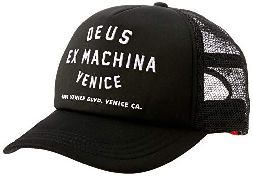 DEUS Venice Address Trucker cap - Black von Deus ex machina