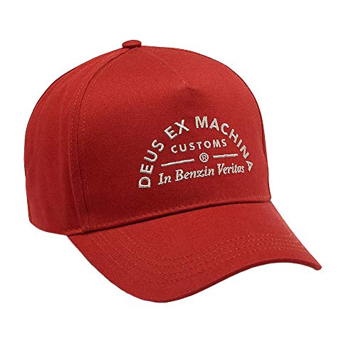 Deus Benzin Trucker Kappe - Terracotta Red von Deus ex machina