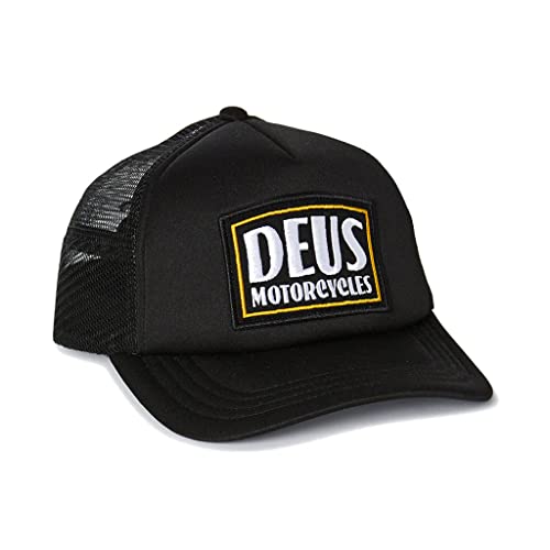 Deus Crimson Trucker Cap - Black von Deus Ex Machina