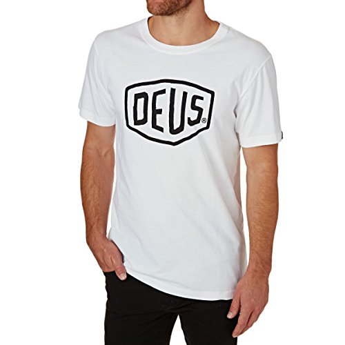 Deus Ex Machina Shield Short Sleeve T-Shirt, White, M von Deus ex machina