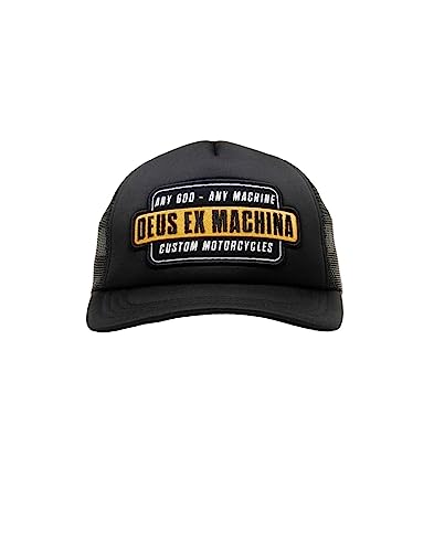 Deus Grip Tape Trucker Cap - Black von DEUS ex Machina