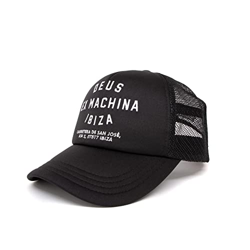 Deus Ibiza Address Trucker Cap - Black von Deus ex machina