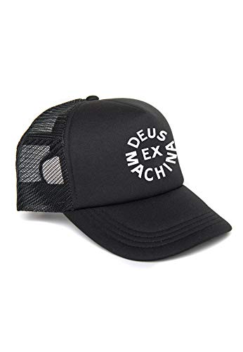 Deus Trucker Cap Circle Logo Trucker DMA57994-BLK Schwarz, Size:ONE Size von DEUS ex Machina