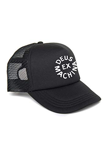 Deus Trucker Cap Circle Logo Trucker DMA57994-BLK Schwarz, Size:ONE Size von DEUS EX MACHINA