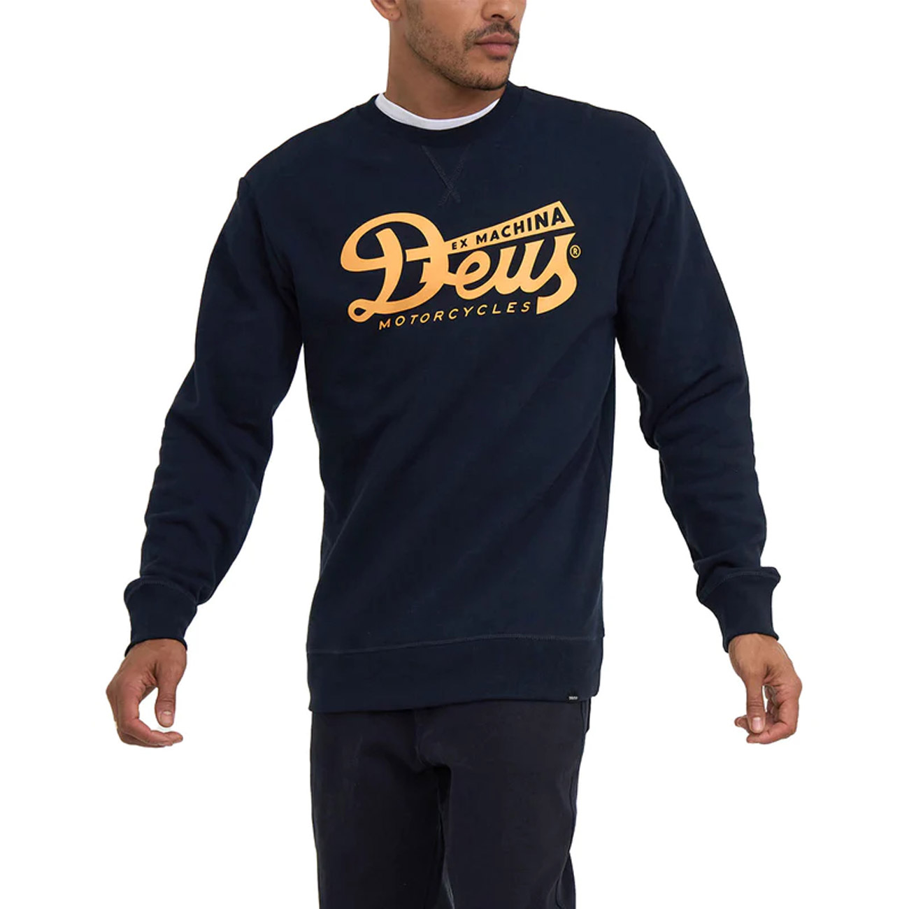 Deus Herren Sweatshirt Relief Crew von Deus