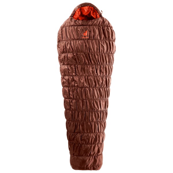 Deuter - Exosphere -6° - Kunstfaserschlafsack Gr 205 x 68-85 x 43-54 cm - Regular;220 x 73-90 x 45-56 cm - Long umbra / paprika von Deuter