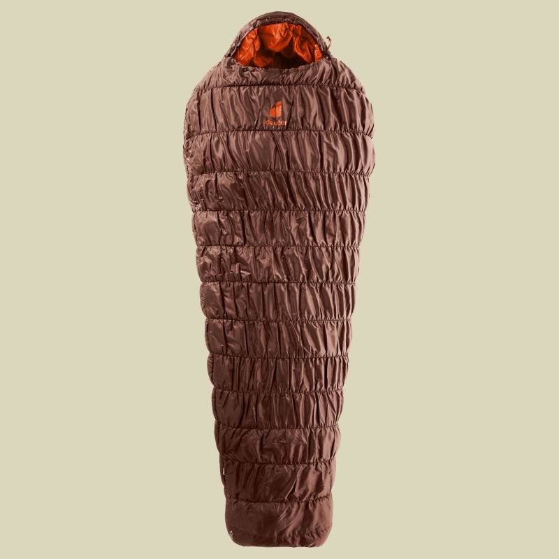 Exosphere -6 Grad EL bis Körpergröße 200 cm (EL) Farbe umbra-paprika, Reißverschluss links von Deuter