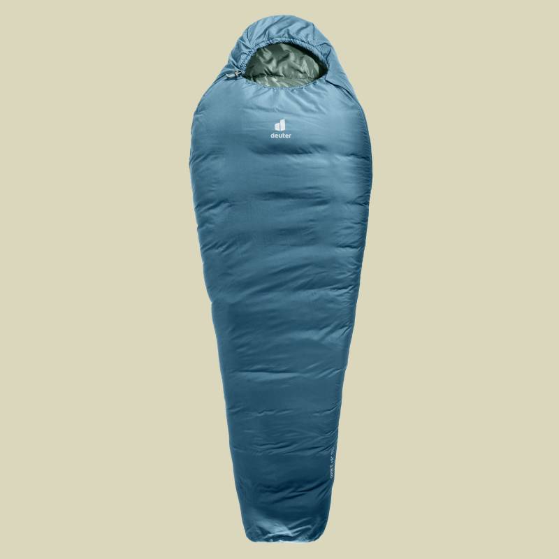 Orbit +5 Grad SL Women bis Körpergröße 175 cm Farbe atlantic-sage, Reißverschluss links von Deuter