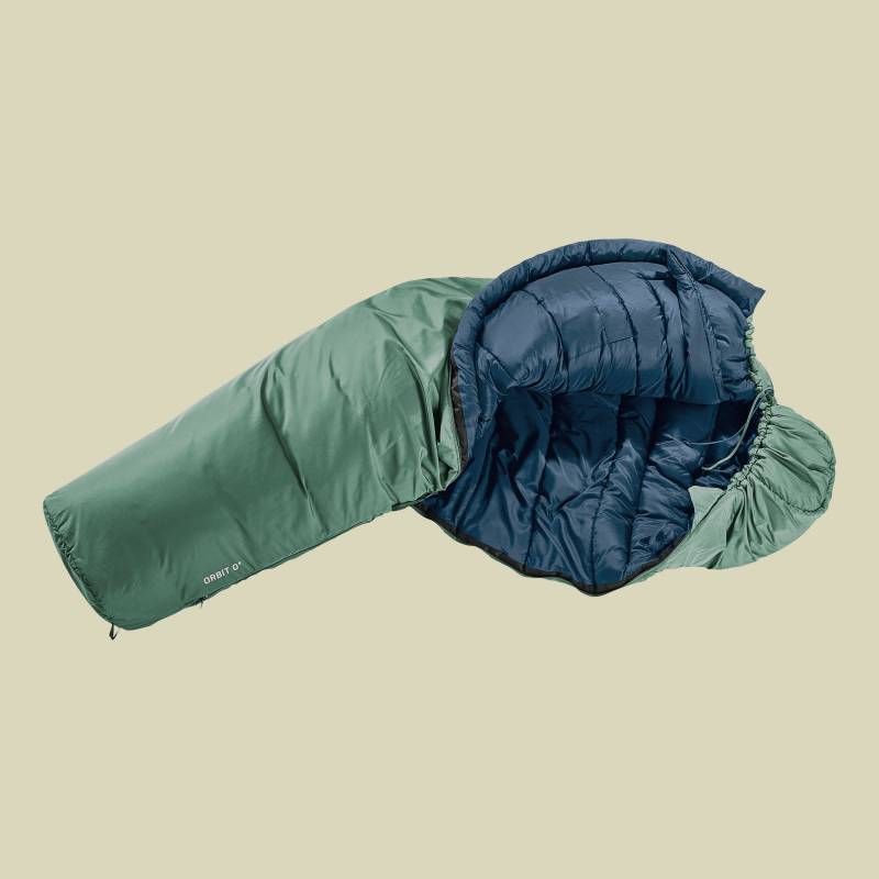 Orbit 0 Grad EL bis Körpergröße 200 cm (EL) Farbe ivy-ink, Reißverschluss links von Deuter