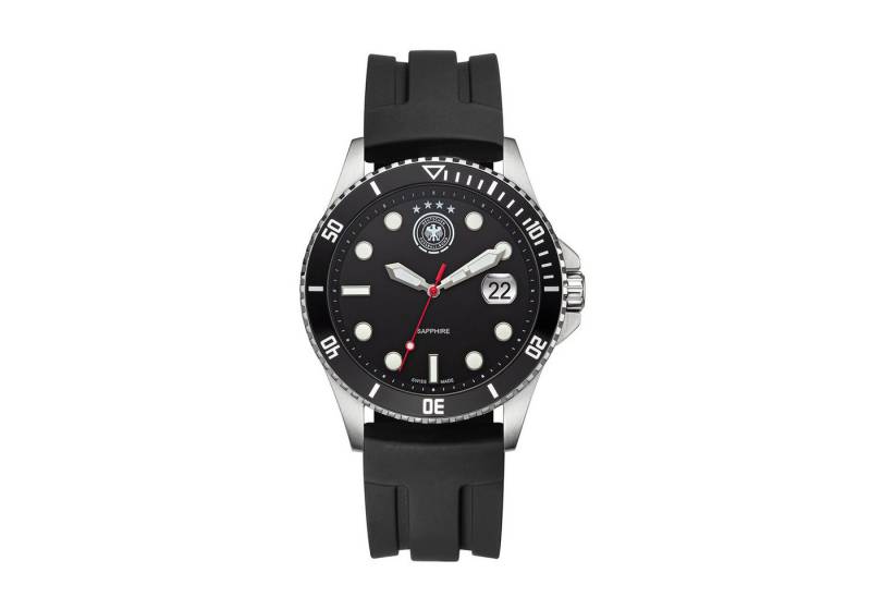 Deutscher Fußball-Bund Quarzuhr Quarzuhr Edelstahl 42 mm Schweizer Uhrwerk DFB UHREN 2024, Schweizer Uhrwerk Deutscher Fußball-Bund Quarzuhr Quarzuhr Edelstahl 42 mm Schweizer Uhrwerk DFB UHREN 2024, Schweizer Uhrwerk von Deutscher Fußball-Bund