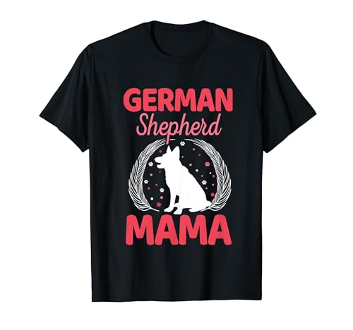 Deutscher Schäferhund Mama für Hundebesitzer T-Shirt von Deutscher Schäferhund Geschenke by DIMMERCH